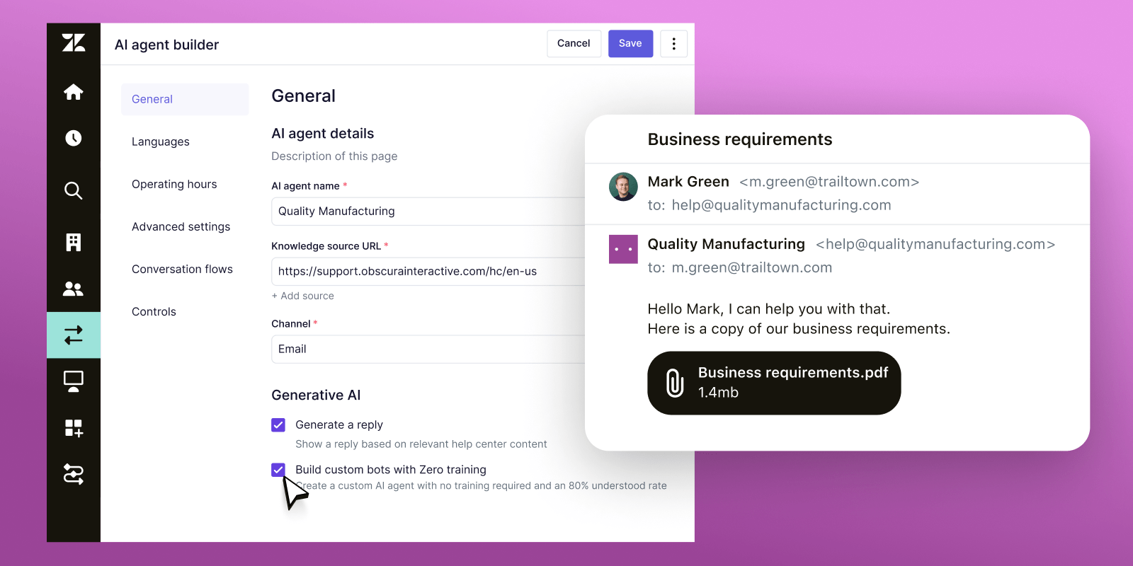 Zendesk Unveils AI Agent Promising to Resolve 80% of Customer Support Issues